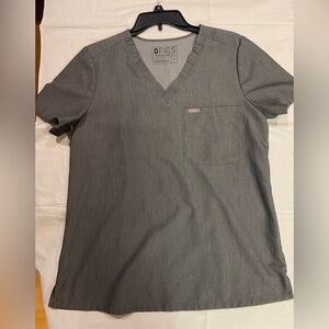 Figs Graphite Catarina One Pocket Scrub Top